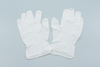 Одноразовые белые нитриловые перчатки